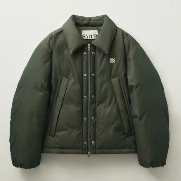 세터 레체 덕다운 패딩 그린브라운 새상품