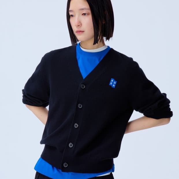 아더에러 시그니피컨트 가디건 블랙 L
