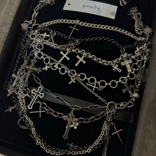 초기 Gunda JUNK HEAVEN NECKLACE