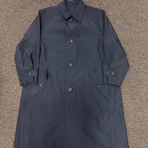 ISSEY MIYAKE 이세이미야케 나일론 롱 트렌치 코트 M