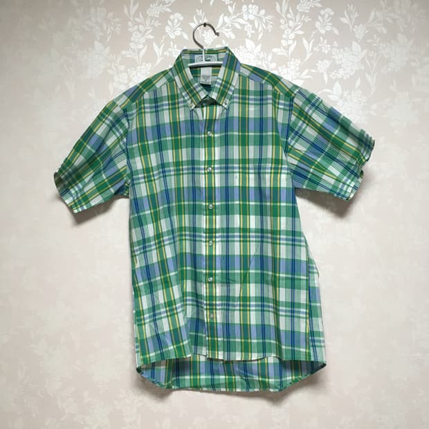 라코스테 초록 반팔 셔츠