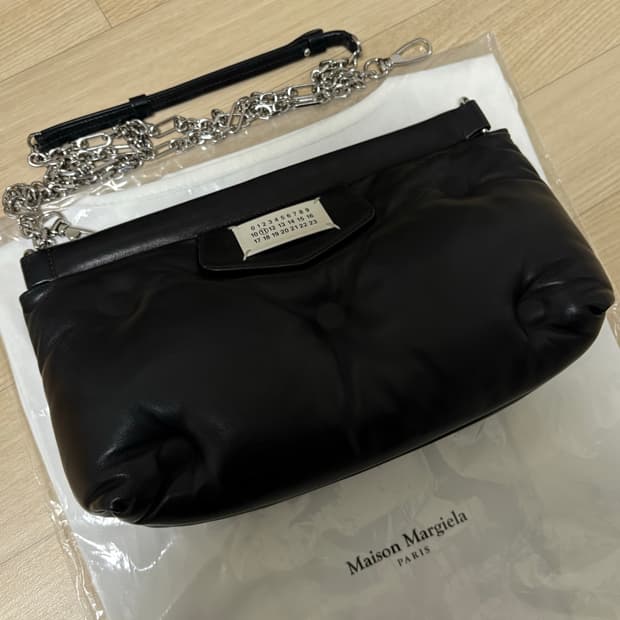 메종 마르지엘라 글램슬램 체인백 블랙 클러치 +에코백 증정