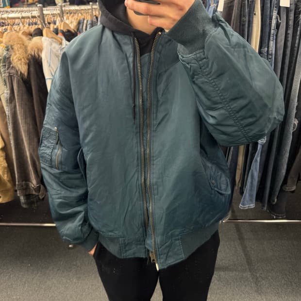 3XL)Fostex Garments 빈티지 MA-1 항공점퍼