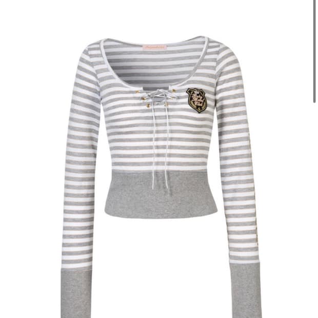 베이비메탈클럽 베메클 아리아탑 그레이 새상품 갸루 y2k