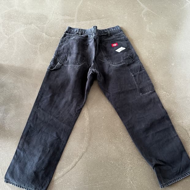 Dickies 디키즈 블랙 카펜터 워크팬츠