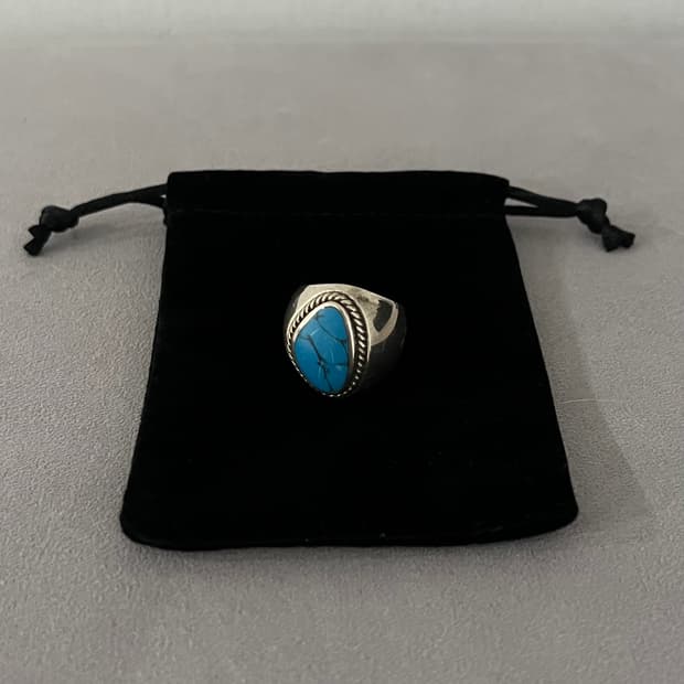 925 silver turquoise ring