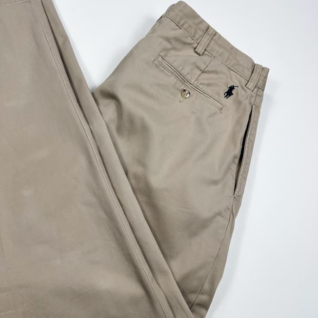 폴로 랄프로렌 포니 클래식 베이지 치노팬츠 (36인치)