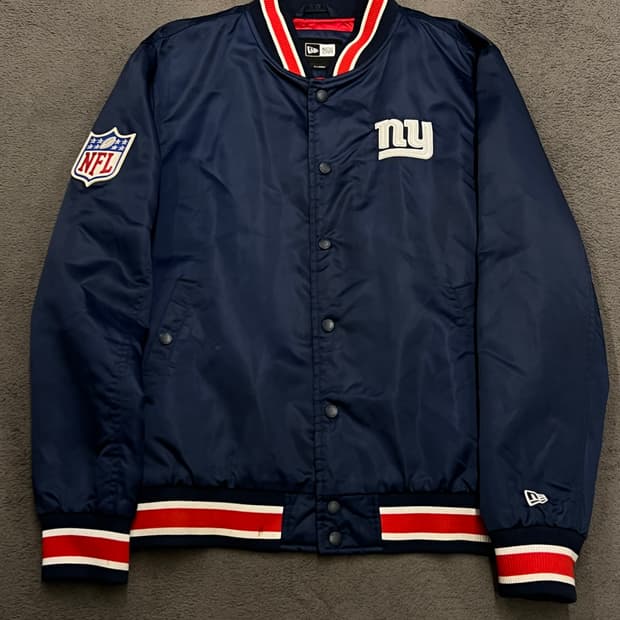뉴에라  NFL 뉴욕 자이언츠 새틴 스타디움 자켓  처분 