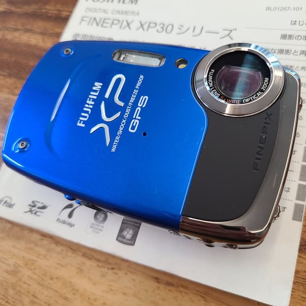[S급 상태] 바로 사용 구성 후지필름 FinePix XP30 블루