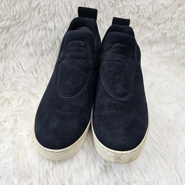 셀린느 블랙 스웨이드 슬립온 스니커즈 240(38)