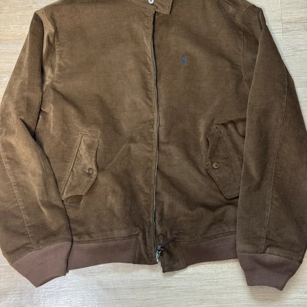 폴로 랄프로렌 코듀로이 해링턴 봄버 자켓 L