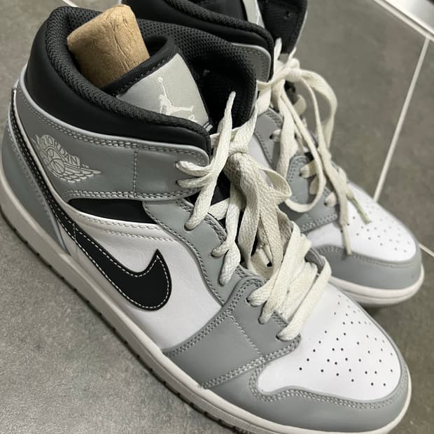 265)나이키 조던 1 미드 라이트 스모크 그레이 앤트러사이트