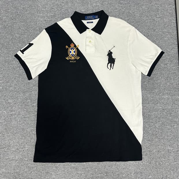 폴로 빅포니 카라티 블랙/화이트 희귀매물