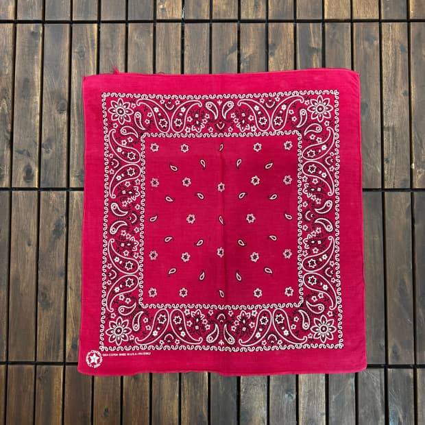 빈티지 페이즐리 반다나 made in USA  