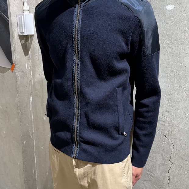 Prada 프라다 버진울 리나일론 하이브리드 집업