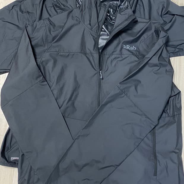 Rab 윈드개더 후디 QWS-84__Black