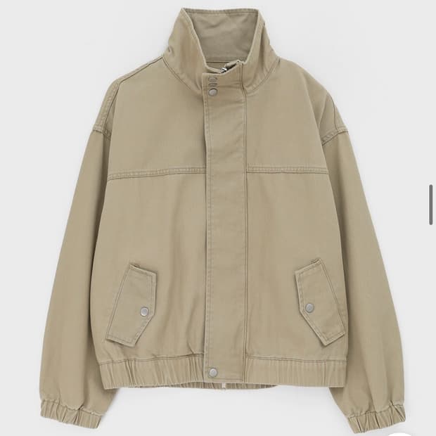 블랙업 지크 하이넥 투웨이 코튼 점퍼