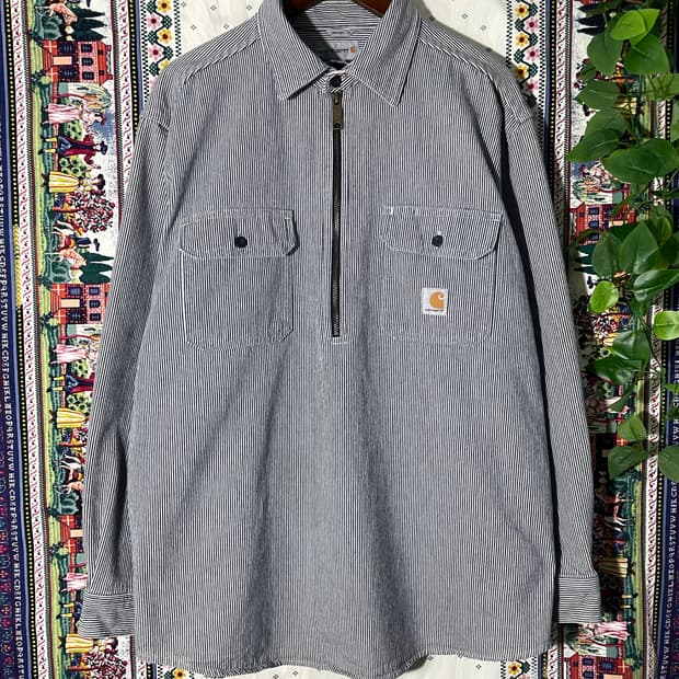 칼하트 스트라이프 워크 셔츠