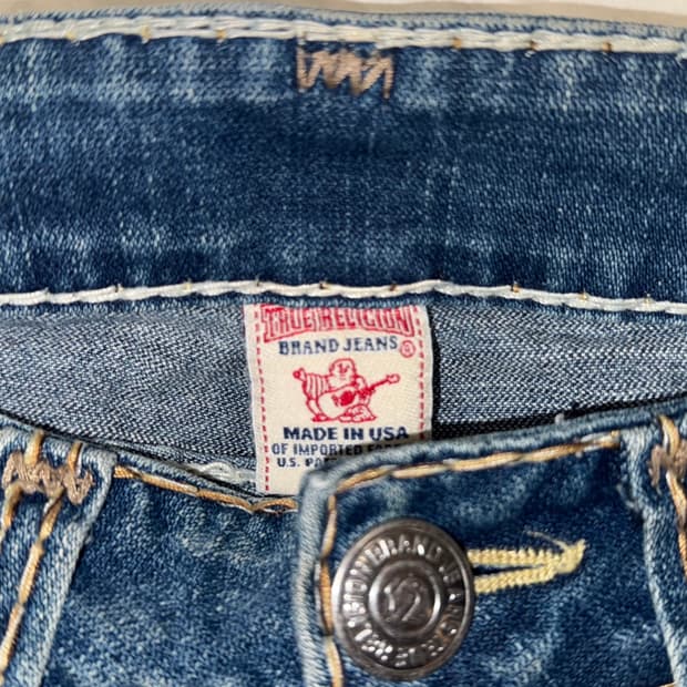 빈티지 트루릴리전 로우라이즈 진