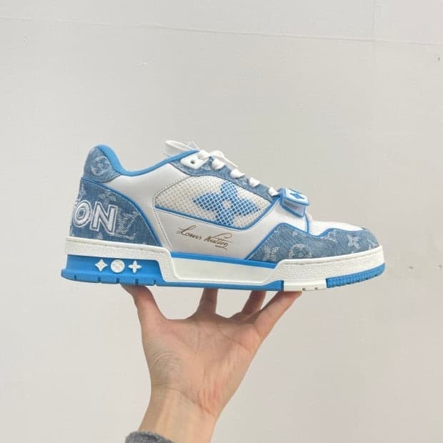 260~265/ 루이비통 벨크로 데님 마린 스니커즈