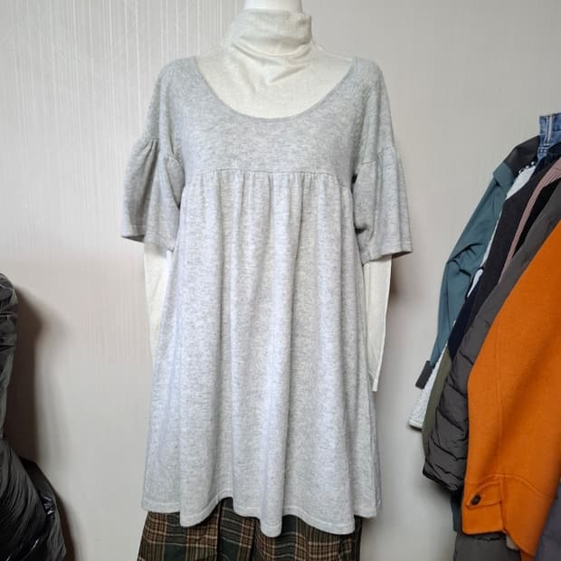 일본빈티지 모리룩 캐시울 롱니트