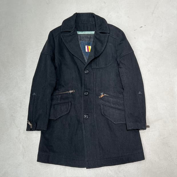 디젤 지퍼 디테일 코트 s08843