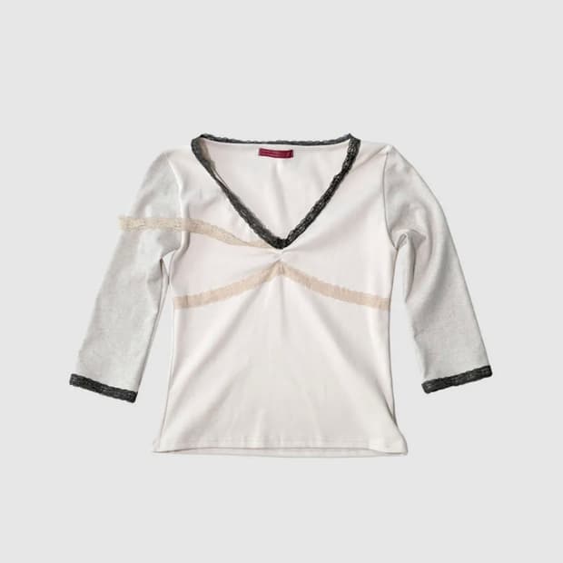 인앤양인하모니 lace top 레이스탑 핑크