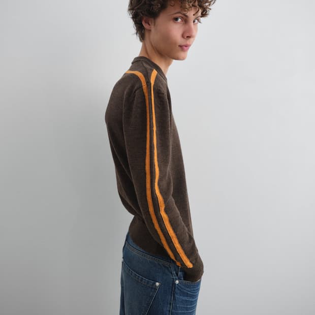 [S,M]기마구아스 SPORT JUMPER 니트/브라운