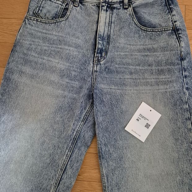 퍼스트플로어 설원 블리치 연청데님 46