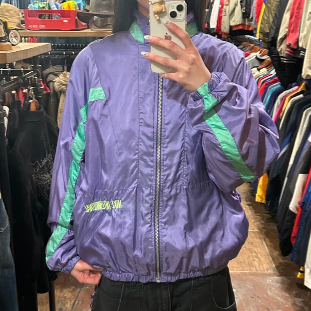 [HI] 나이키 바람막이 퍼플