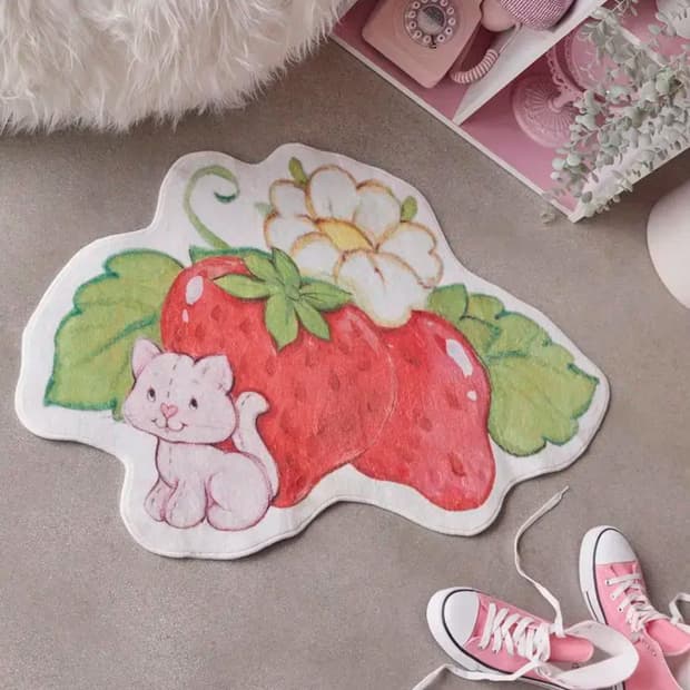 Dolls Kill X Strawberry Shortcake 러그 매트