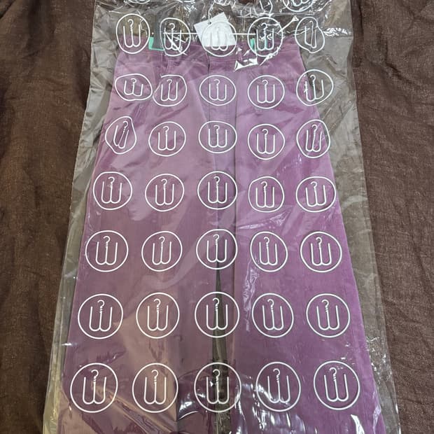 오라리 코듀로이 팬츠 퍼플 3