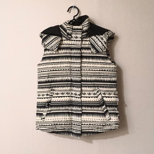 ADIDAS pattern padded vest