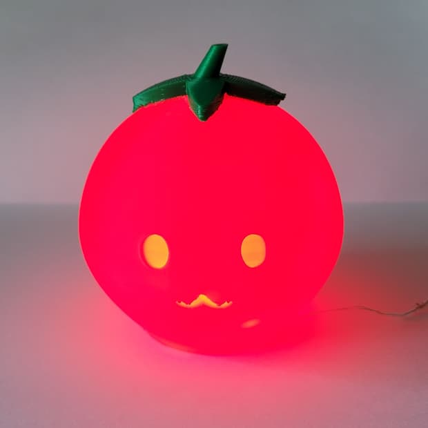 토마토 led 3d 램프 수면등 무드등 조명