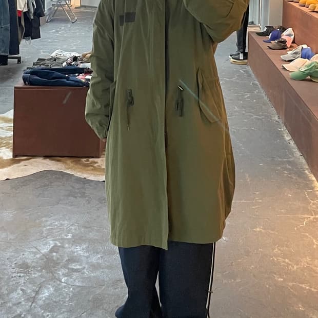 빈티지 미군 M-56 카키 피쉬테일 파카 H2164