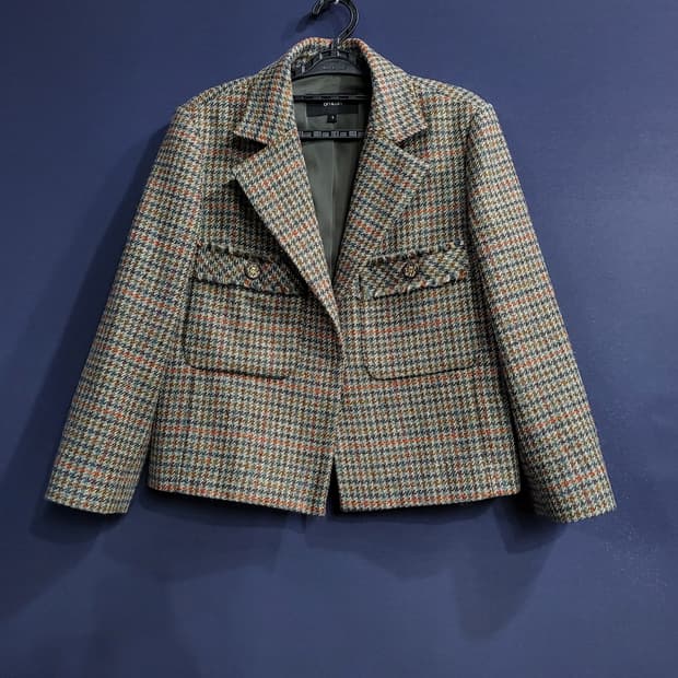 온앤온 원버튼 양모100%자켓