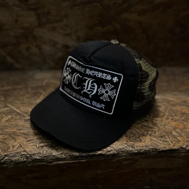 00~10s Chrome Hearts 크롬하츠 ch로고 카모 메쉬캡