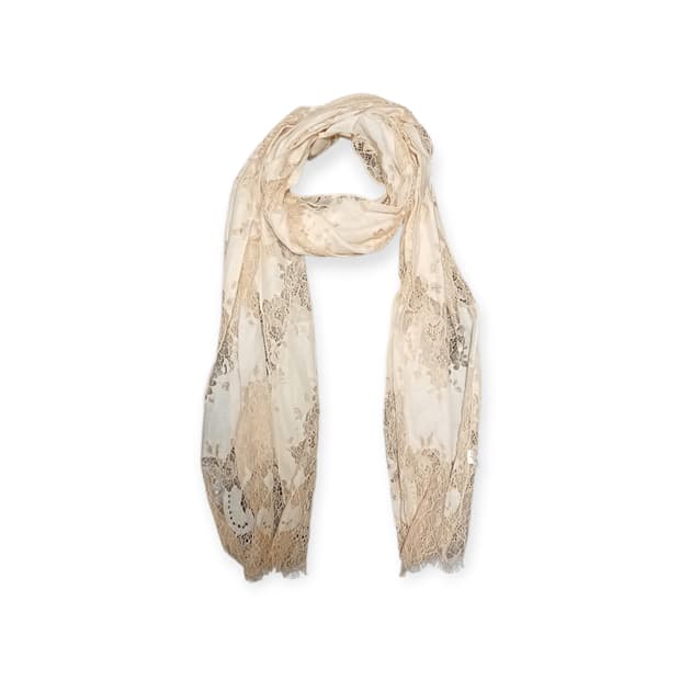 모리걸 플라워 레이스 스카프
