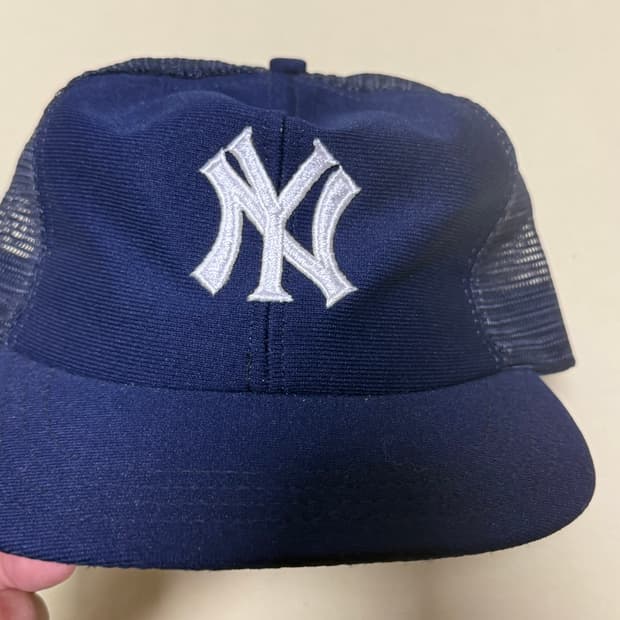 빈티지 MlB 뉴욕 양키즈 트러커 캡 80- 90s usa