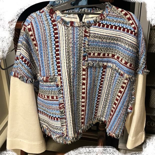 시스템 트위드루즈핏상의