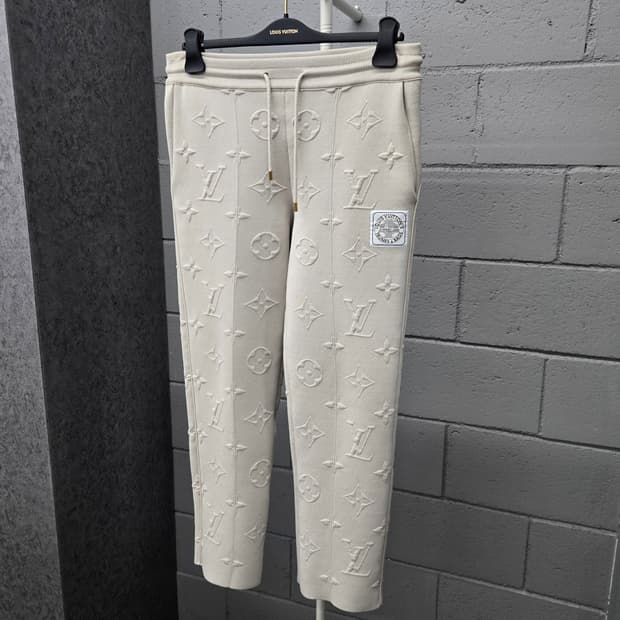 백화점판 / 루이비통 3D 모노그램 조깅 팬츠 바지 M