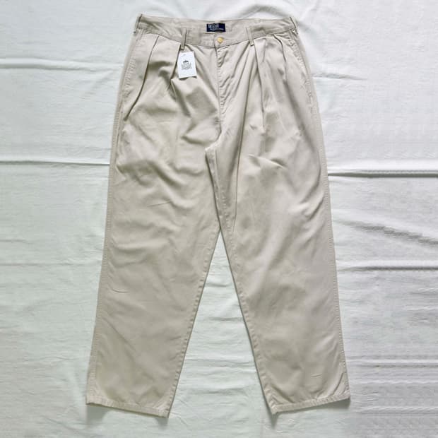 90s 폴로 랄프로렌 투턱 치노팬츠 36X30