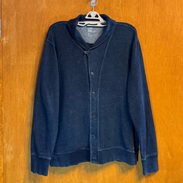 GAP 1969 INDIGO 숄 카라 가디건 "XL" (397)