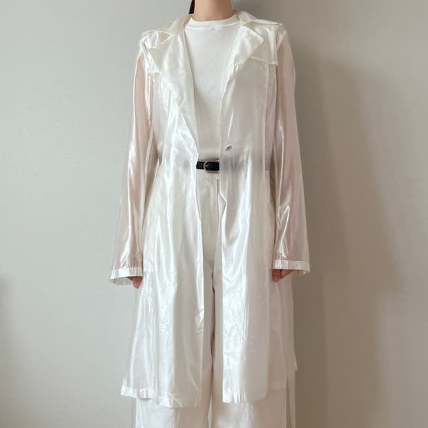 BASILE28 Silk Coat 미사용품 Made in Japan