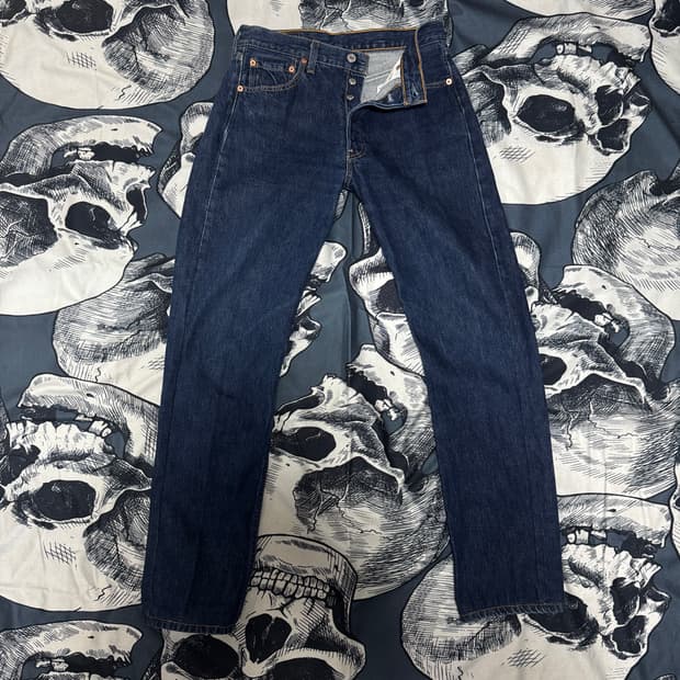 리바이스 501 데님바지 W76 L86 사이즈 