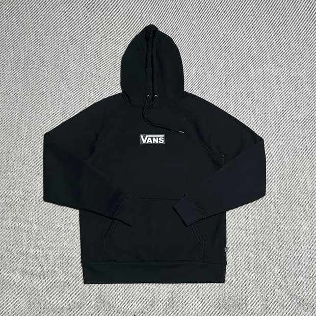 [M] Vans 반스 기모 블랙 후드티