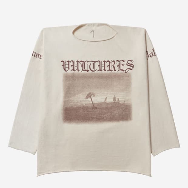 Yeezy 벌쳐스 롱슬리브 화이트 3사이즈