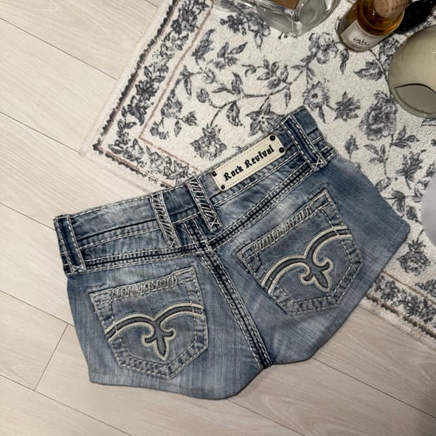 lowrise denim short pant