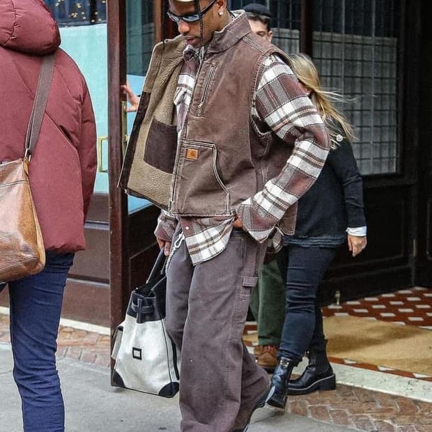 칼하트 다크브라운 카펜터 팬츠 B159DKB