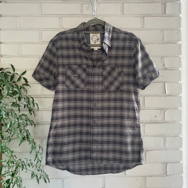 디젤 체크 반팔셔츠